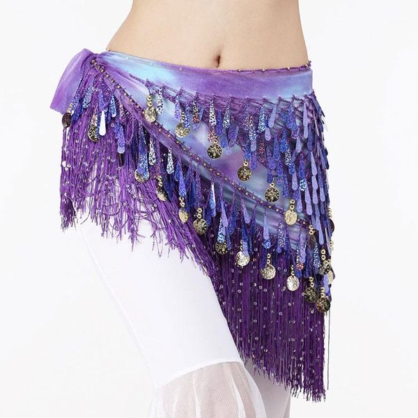 

belly dance hips scarf new style belly dance costumes sequins hip scarf for women dancing belts1, Black;red