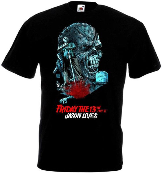 

пятница 13-v45 майка черного постер фильма всех размеров s 3xl летняя футболка мода круглых шей одежда спортивная с капюшоном толстовка толс