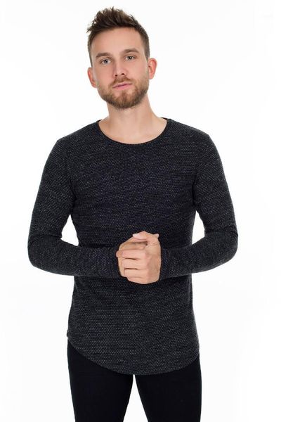 

buratti bike collar sweat men 's sweat 5389041, Black