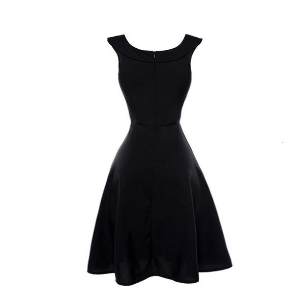 

2020 new design women dress vintage party korean knitted asymmetric kawaii work new gothic sale office 50157, Black;gray