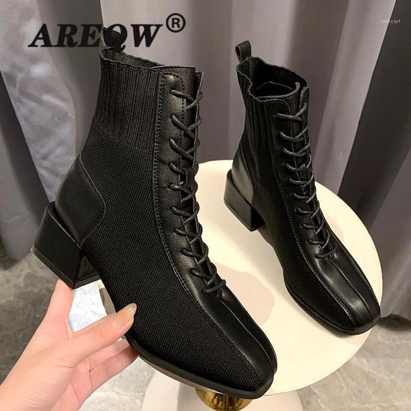 

2020 new women boots woman motorcycle boots ankle dr booties ladies casual shoes female fashion leisure botas mujer dropshipping1, Black