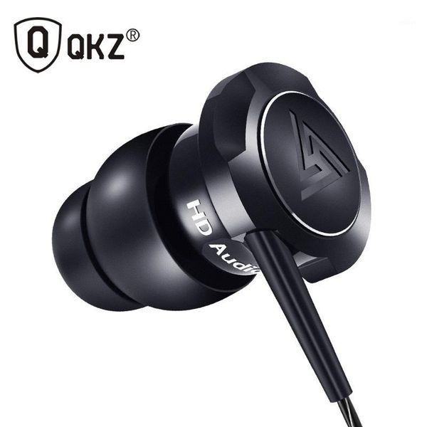 

qkz in-ear headset earphone super bowl tuning nozzles earphone in ear monitors hifi with microphone transparent sound1