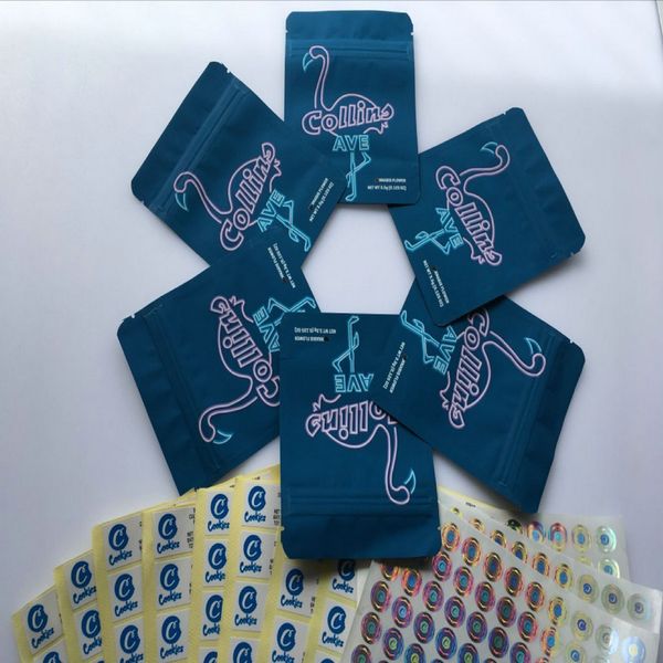 

collins ave куки zip seal замок сумки 3.5g майлара сумки местная empty сумка edibles упаковка wmtfkh dh_niceshop