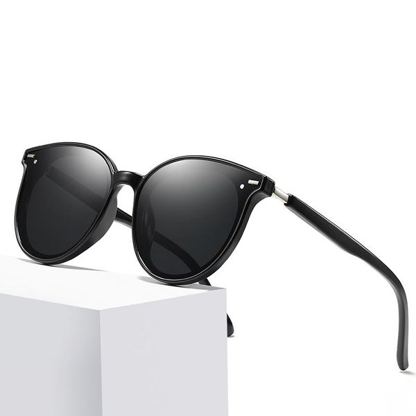 

2020 women men sunglasses polarized driving fishing sun glasses fashion vintage retro sun glasses uv400 goggle cat eye 29945, White;black