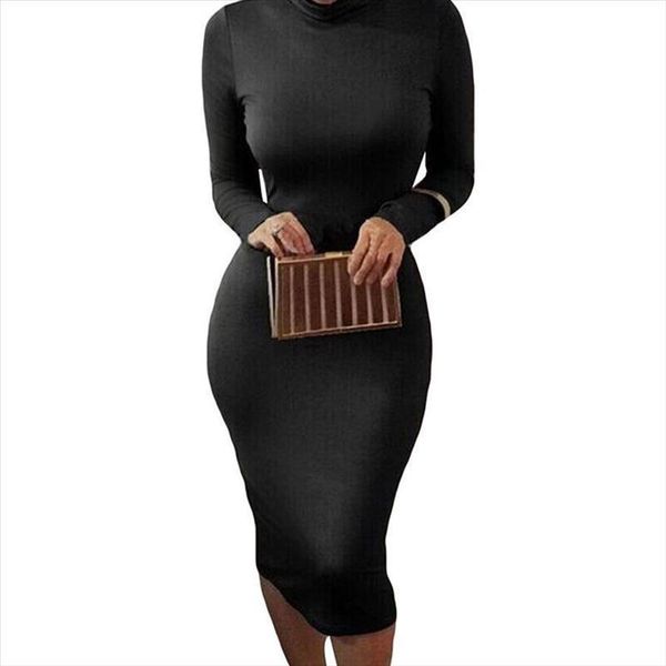 

spring 2020 autumn midi dress women white bodycon dress female long sleeve club party dresses black bandage dress vestidos, Black;gray