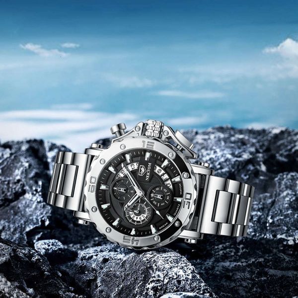 

neton nektom men's heavy non mechanical trend casual quartz watch waterproof luminou