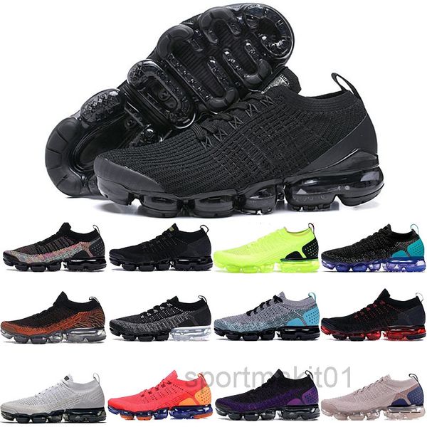 

35 colors new fly moc 3.0 knit men women casual shoes air cushion true black white blue pink yellow chaussures sneakers hjs5