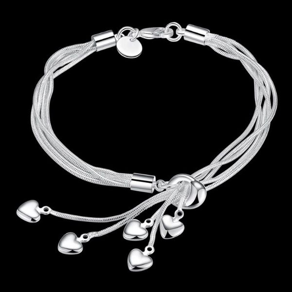 

link, chain tassel hanging bracelet women long female hand decorations accessories party jewelry gift for ladies pulseras, Black