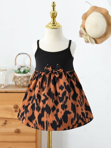 

baby graphic print bow front cami dress she, Red;yellow