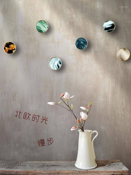 

single hook pure copper decorative clothes and hats hook brass porch modern simple metal wall hanging1