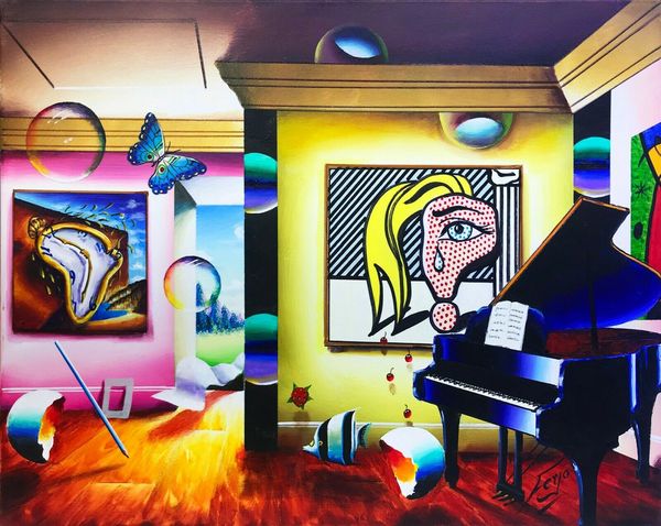 

artworks homage to lichtenstein home decor handcrafts /hd print oil painting on canvas wall art canvas pictures 210115