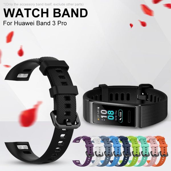 

watch band for huawei band 3 pro silicone bracelet wrist strap watch strap replacement wristband for huawei band 3