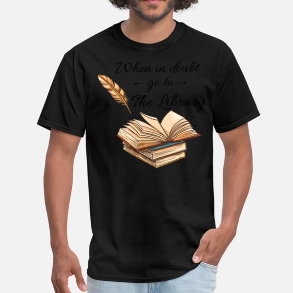 

when in doubt go to the library reading lovers t shirt customized oversized custom tracksuit hoodie sweatshirt