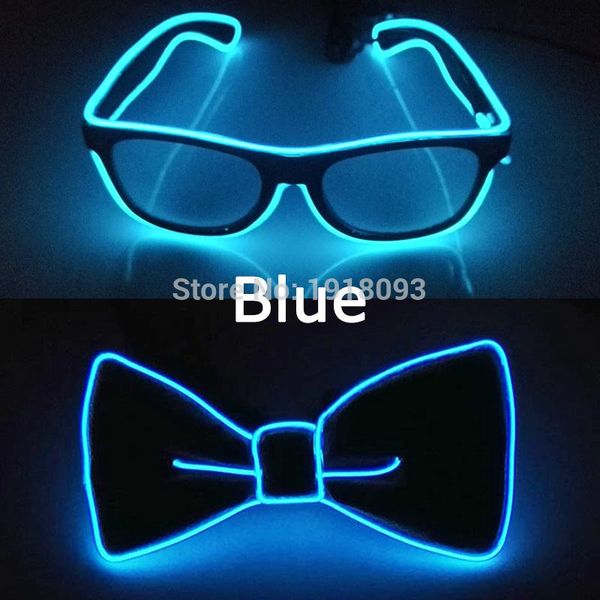 

party decoration s el product wire glasses + bow tie glow supplies led light up dj night club costume decorations