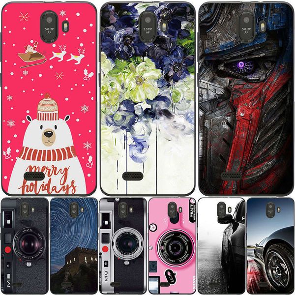 

sewqphone and for bq 5016g choose 2020 5.0 inch silicon soft cover fashion marble ink jet painting bagvtrvgt