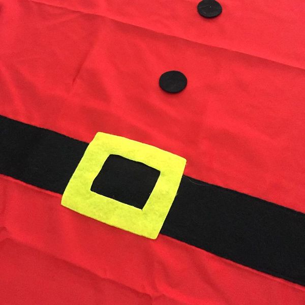 

1pc lace christmas apron santa claus belt christmas pinafore dining table decor new year's home party supplies xmas apron bbygjc