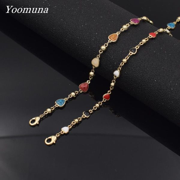 

chains rainbow geometric pendant & necklaces colorful gold filled women fashion choker gifts 2021, Silver
