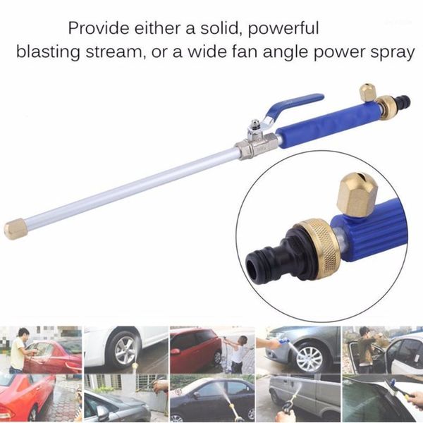 

75cm aluminium high pressure power washer gun car spray cleaner garden watering nozzle jet hose wand cleaning tool distance 15m1