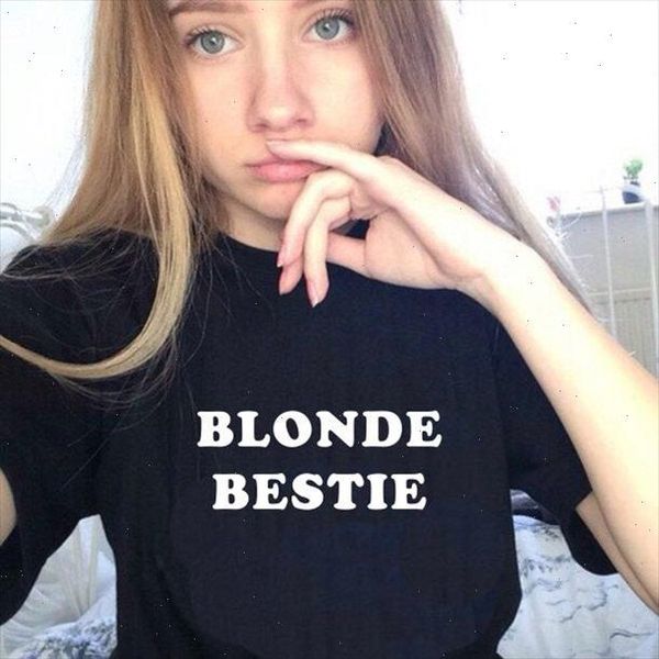 

blonde e print women tshirt cotton casual funny t shirt gift 90s lady yong girl 6 colors drop ship s 848, White