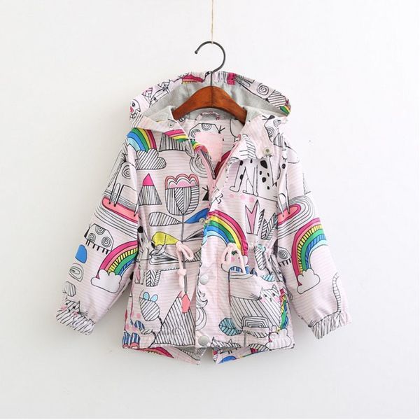 

original factory children clothes girls graffiti jackets kids jacket bomber