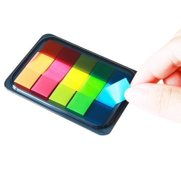 

4 packs 5 color notes 20 pcs per color sticky notes indicator strips indicator stickers deli 9060 wmtkin petsyard