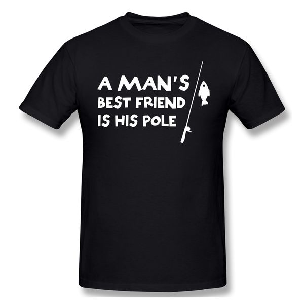

a man's friend is his pole funny o neck casual graphic tee fisher fishing sport hooded sweatshirt hoodie men t shirt