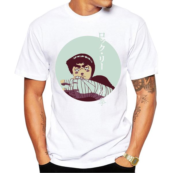 

teehub anime short sleeve casual fashion rock lee drunken fist printed hipster sport hooded sweatshirt hoodie t shirt