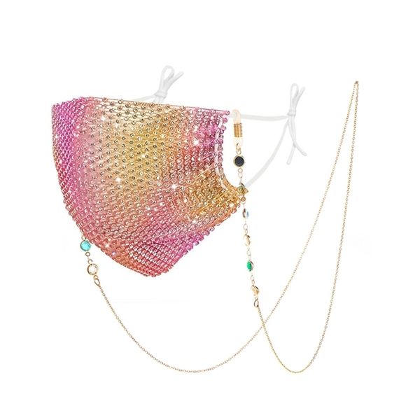 

easy 1pc is to not fade, colorful anti-lost chain mask glasses neck rope non-slip
