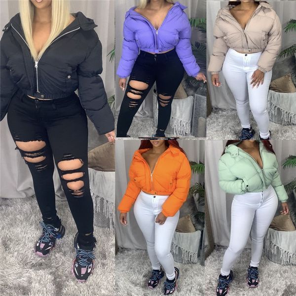 

designers 2021 winter warm women cotton-padded coat hoodies long sleeve fashion ladies wadded jackets coat casual sport outdoor wear d111102, Black;brown