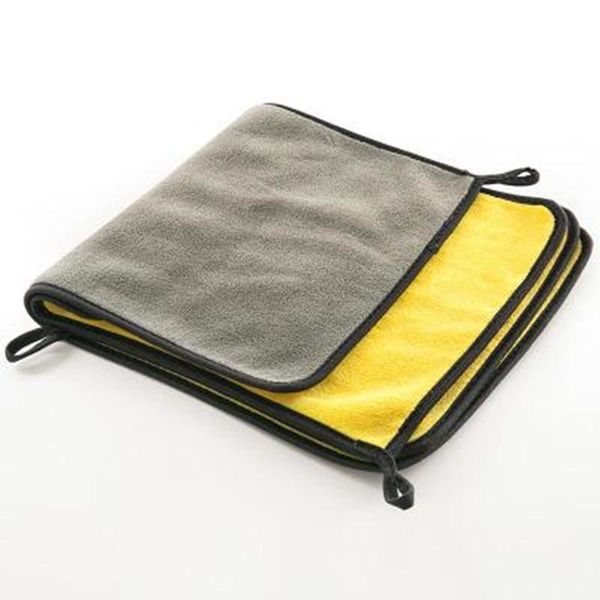 

600gsm 30x30 40 60cm car wash towel microfiber car cleaning drying cloth hemming car care cloth wash towel thick sponge h sqcsdt