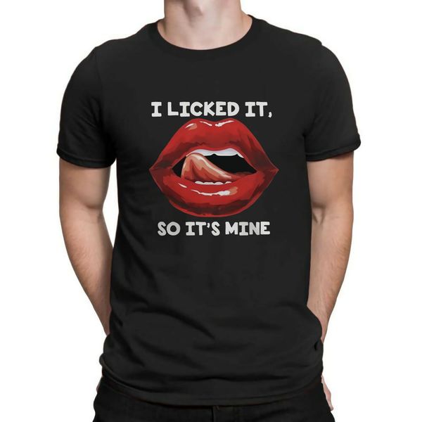 

sport rocky horror i licked it so it's mine picture show movie vintage t-shirt 2019 men fashion hipster summer funny cotton tee