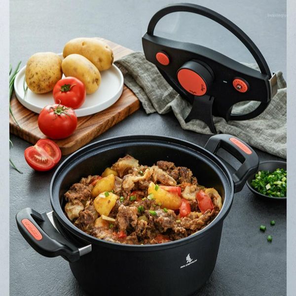 

electric skillets jrm0239 micro pressure cooker household non-stick low soup pot stew quick1