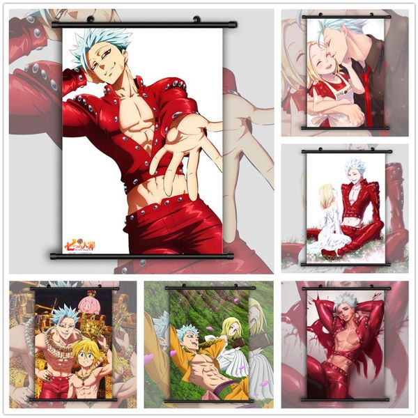 

the seven deadly sins nanatsu no taizai ban x elaine anime manga wall poster scroll
