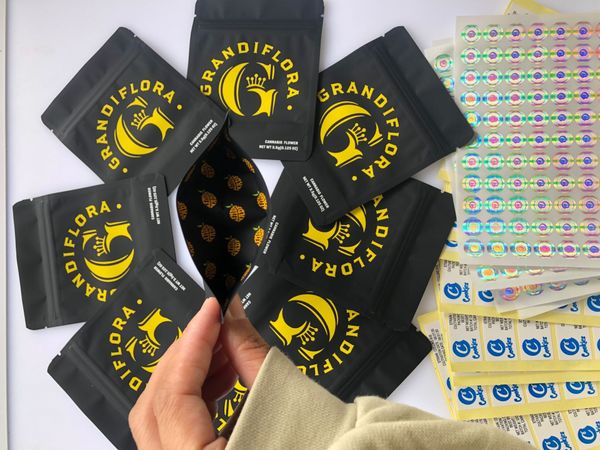 

сумки и запах сумка medicated майларовых местных edibles ароматизаторы печенье черная proof этикетка сумка желтого 3.5g grandiflora голограм