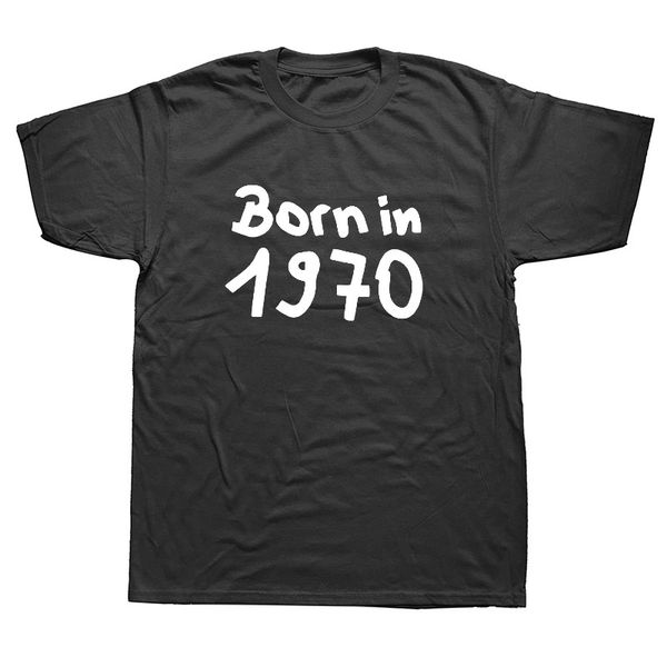 

sport born in 1970 men t-shirt 50th year birthday 2020 mens t shirts cotton casual short sleeve brand fashion tee camisetas