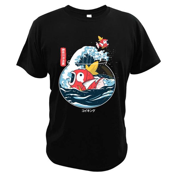 

great aquarium t-shirt magikarp fish bowl japanese wave off kanagawa video game mashup clothing sport hooded sweatshirt hoodie