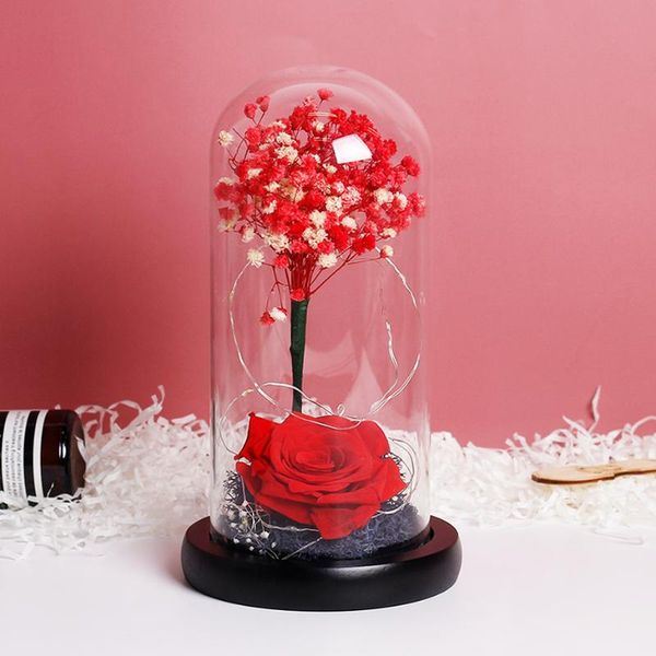 

decorative flowers & wreaths the starry sky is covered with eternal and roses, a gift for mom girlfriend wife