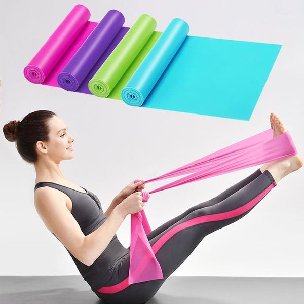 

wide exercise band long latex resistance bands body building strength training fitness equipment pilates yoga band elastic1
