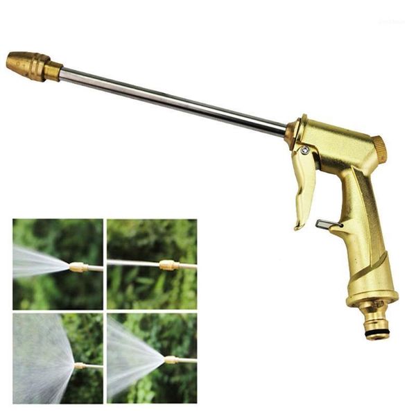 

car high pressure water hose nozzle long spray nozzle garden hose lawn car wash sprayer watering spray sprinkler cleaning tool#31