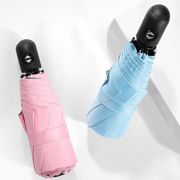 

fully matic folding umbrella rain women gift men mini pocket parasol girls waterproof portable travel umbrellas bbybwu bwkf