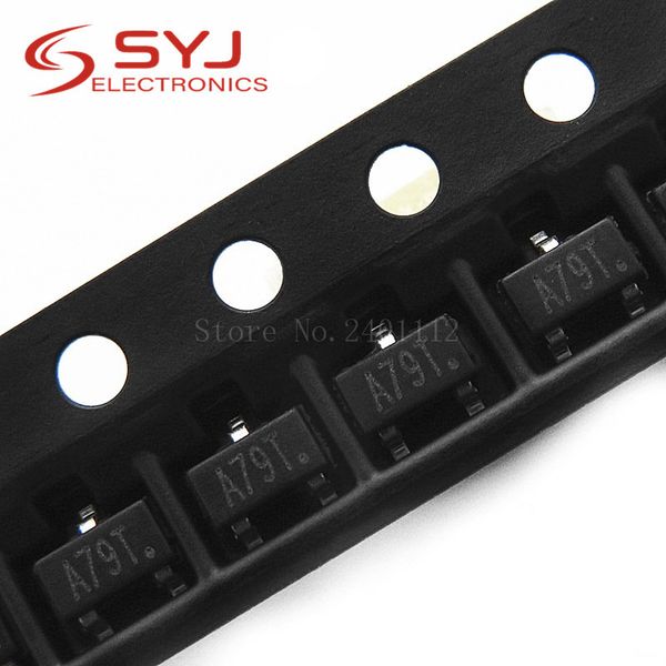 

50pcs / серия ao3407 3407 sot23-3 mosfet a79t mosft p-ch -30v-3.6 64mohm новый и оригинальный в наличии