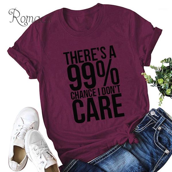 

romacci fashion women slogan t-shirt short sleeves o neck letters print oversized t shirt cotton cool tees casual plus size 1, White