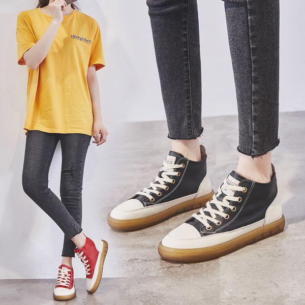 

online celebrity new boots woshoes children england martin autumn wind short boots wofull-grain leather b lady shoes -40, Black