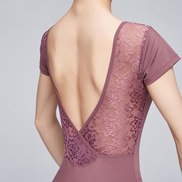 

lace ballet tutu dance leotard for women backless ballet dancewear gymnastics leotard bodysuit european clothing jl1429, Black;red