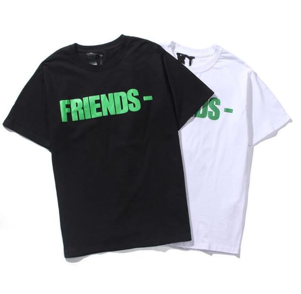

men friends t-shirt casual crewneck cotton short sleeve white black us size s-xl