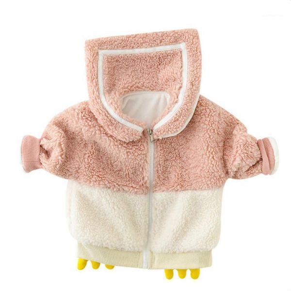 

2020 new winter baby clothes out cute college wind hit the color stitching jacket toddler girl winter clothes1, Blue;gray