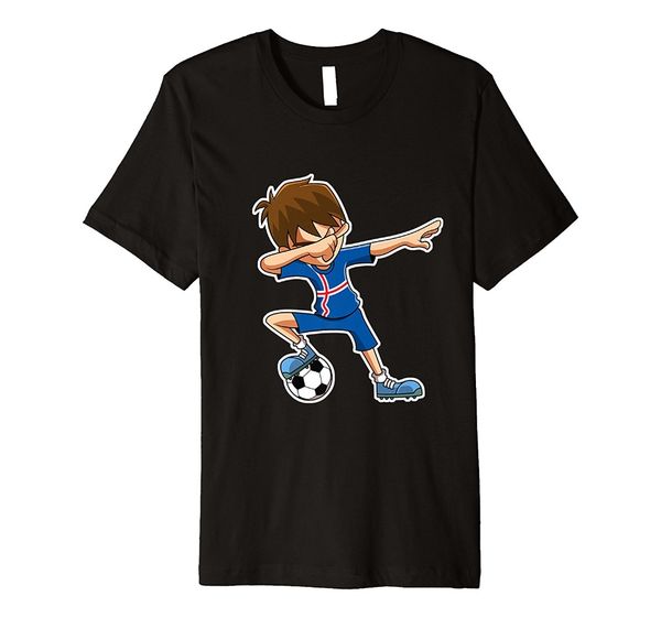

sport dabbing soccer boy jersey shirt iceland flag footballer mens brand designs slim fit crew neck funny t shirt
