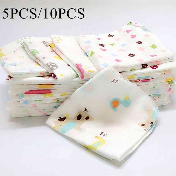

10pcs baby infant towel 25 25cm muslin towel handkerchiefs two layers wipe