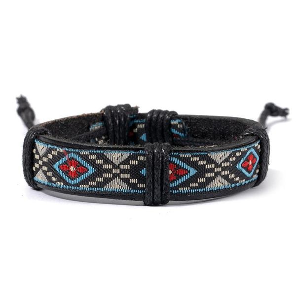 

eif dock leather bracelet for women braided bracelets handwoven adjustable rope bohemian boho jewelry ethnic pulseras w qyldzk