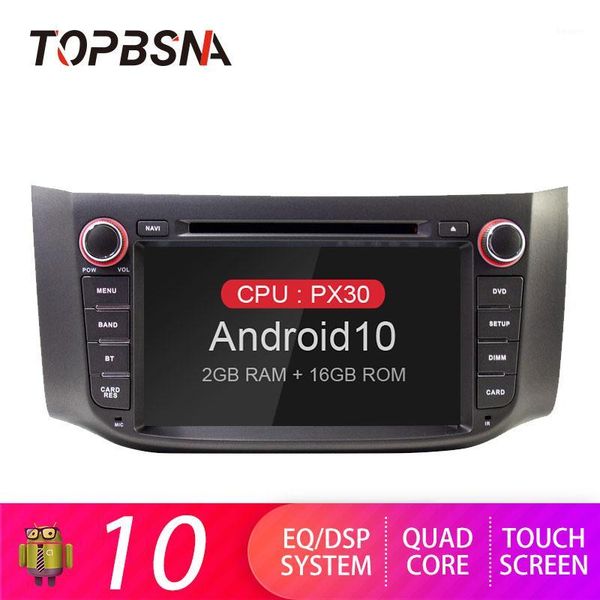 

car audio sna 2 din android 10 dvd player for sentra sylphy b17 pulsar 2012-2021 gps navi stereo tape recorder wifi rds1